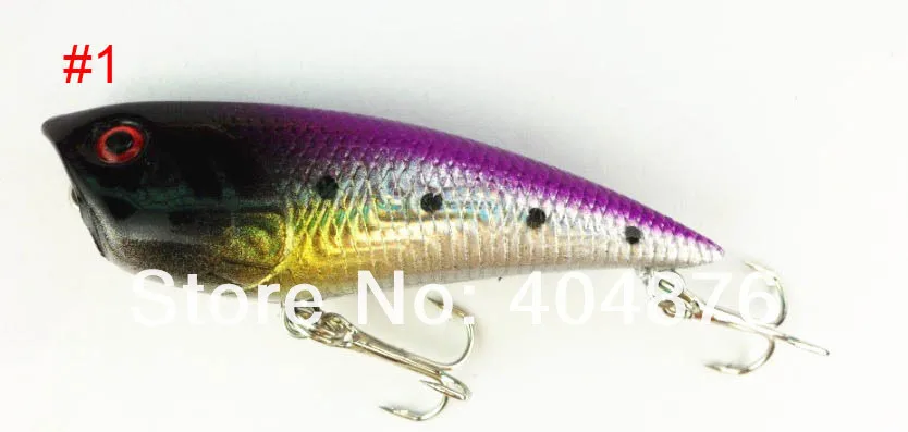 Искусственные приманки ловли карпа 67 мм crankbait Поппер Крючки Блесен(po020) 6,7 см 7,5 г 6# крюк снасти Миноу наживка два взял