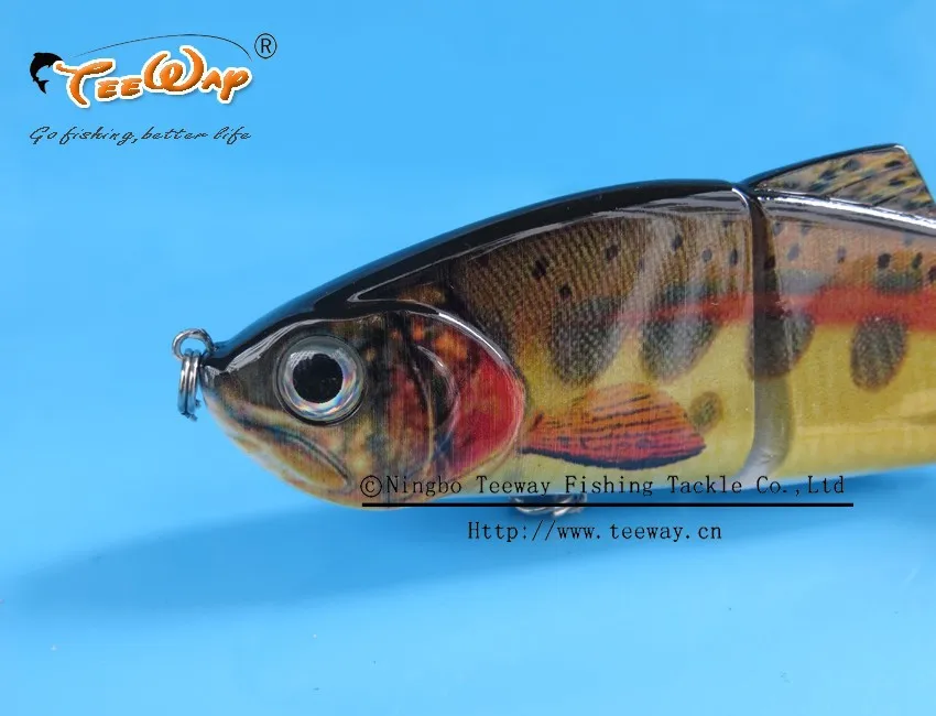 Продукт Рыбалка приманки 4 Сегмент Swimbait Жесткий приманки медленно 35 г 15 см рыболовный крючок Рыболовные снасти FL4-LM05