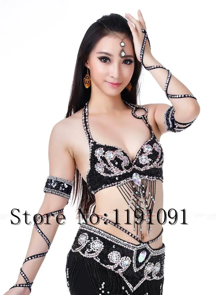 Одежда для индийского беллиданса, 3 компл. Размера S / M / L, 10 цветов 700#