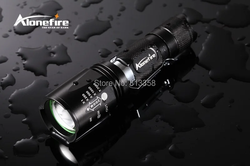 AloneFire GLADIATOR серия BK108 CREE XM-L T6 светодиодный 5 Режим Портативный масштабируемый светодиодный фонарик для аккумулятора 18650