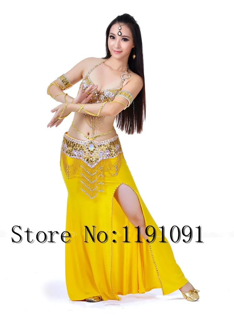 Одежда для индийского беллиданса, 3 компл. Размера S / M / L, 10 цветов 700#