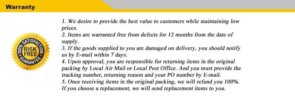 warranty