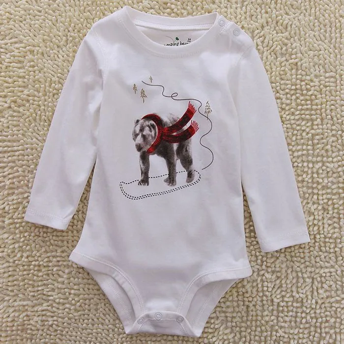 6 M ~ 24 M Новый 2019 бренд Качественный 100% хлопок Ropa Bebe для новорожденных для маленьких мальчиков Костюмы одежда комбинезон Creeper боди с длинным
