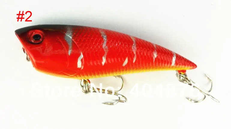 Искусственные приманки ловли карпа 67 мм crankbait Поппер Крючки Блесен(po020) 6,7 см 7,5 г 6# крюк снасти Миноу наживка два взял