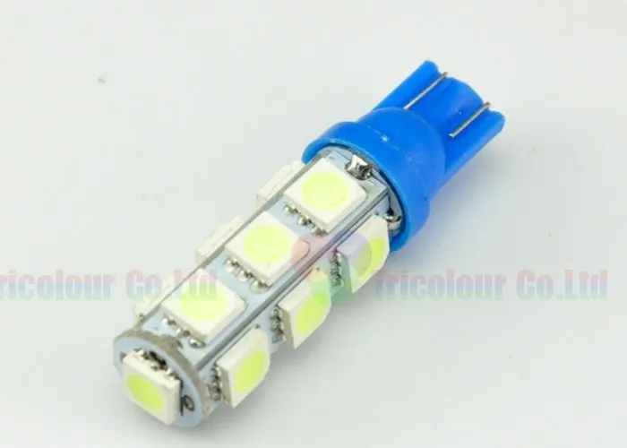 AutoEC 50 X T10 13 светодиодный smd 5050 158 168 194 w5w авто светодиодный сочного, индикаторная лампа фонарь освещения номерного знака 7 видов цветов DC12V# LB94