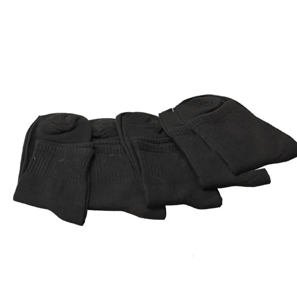 5 пар хорошего качества мужские теплые удобные хлопковые повседневные носки черного цвета