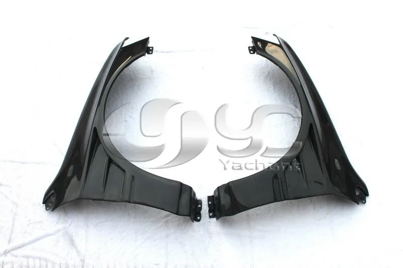 Углеродное волокно переднего крыла, пригодный для 2001-2007 Mitsubishi Lancer Evolution EVO 7-9 VTX уличный вариант Стиль+ 20 мм переднее крыло