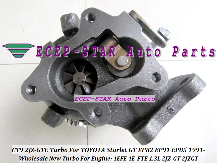 Turbo CHRA картридж CT9 17201-55030 17201-64190 для TOYOTA Starlet GT Paseo Tercel Glanza EP82 EP91 EP85 1998-4EFE 2JZGTE 1.3L