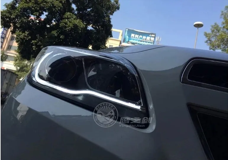 Автомобильный Стильный чехол на голову для Chevrolet Malibu, фары, светодиодный фонарь, DRL Объектив, двойной луч, Биксеноновые HID аксессуары
