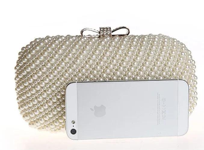 Прямые продажи, горячая распродажа, Minaudiere, дневной клатч с бантом, Bolsas, сумки, Bolsos, Роскошный Жемчужный клатч, сумка для банкета, вечерняя сумочка