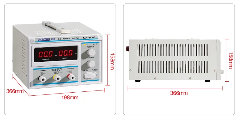 Цифровой KXN-3030D прецизионный Регулируемый источник питания 30V 30A DC отправка тестовой линии