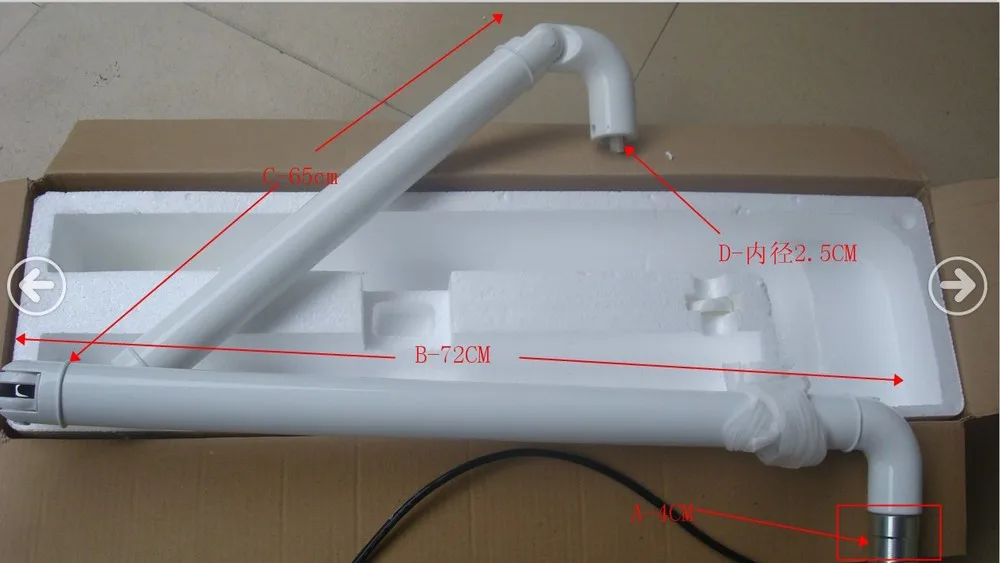 Зубные стул Применение лампа arm/устные разработана руку/стоматологическое кресло запасных Запчасти