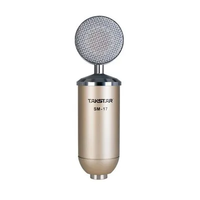 Топ бутик Takstar SM-17 профессиональный конденсаторный микрофон компьютера микрофон запись караоке MIC