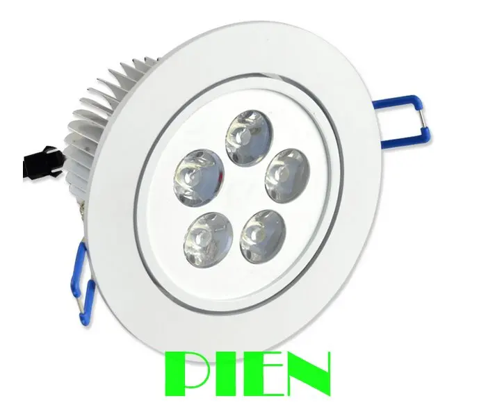 С регулируемой яркостью 3W 5W 7W СИД downlight потолочный свет lamparas de techo Алюминий для Домашние IP44 110V 220V CE& по ограничению на использование опасных материалов в производстве, DHL 10 шт
