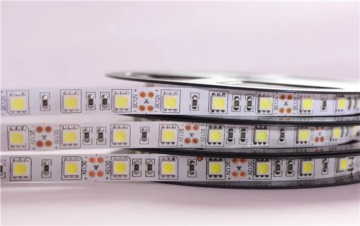 Светодио дный лента 5050 SMD 12 В гибкий свет 60 светодио дный/m, 5 м 300 светодио дный, белый, белый теплый, синий, зеленый, красный, желтый