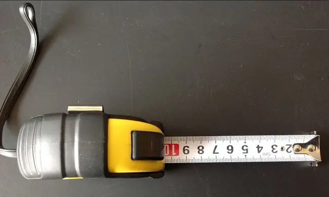 Метрическая мощная магнитная стальная лента 5*19 мм инструменты для измерения № 01524
