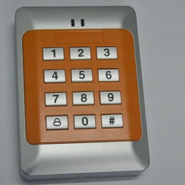 1000 пользователя EM/ID карты клавиатуры пароль 125 кГц RFID считыватель, Синяя подсветка автономный считыватель контроля доступа