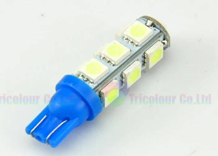 AutoEC 50 X T10 13 светодиодный smd 5050 158 168 194 w5w авто светодиодный сочного, индикаторная лампа фонарь освещения номерного знака 7 видов цветов DC12V# LB94