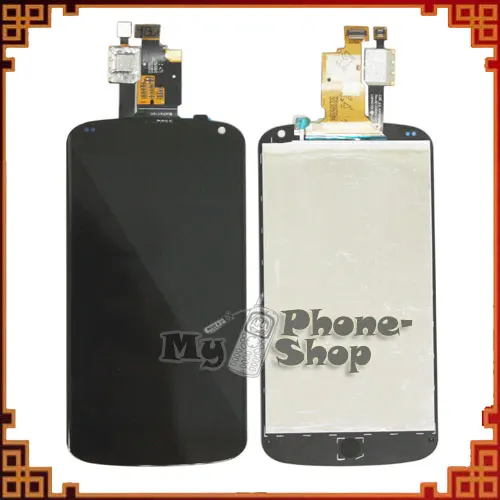 10 шт./лот для LG Google Nexus 4 Optimus E960 ЖК-дисплей с сенсорным экраном в сборе черный Цвет компанией dhl EMS