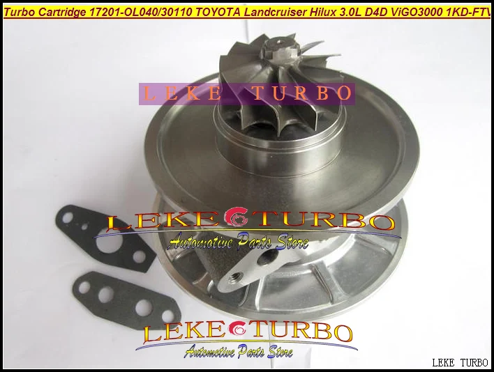 Турбо картридж CHRA CT16V 17201-OL040 17201-30110 турбонагнетатель для тoyota Landcruiser Hilux ViIGO 3000 1KD-FTV 3.0L D