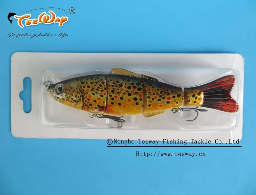 Продукт Рыбалка приманки 4 Сегмент Swimbait Жесткий приманки медленно 13 г 11 см рыболовный крючок Рыболовные снасти FL4-S03