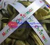 [IuBuFiGo], 9 мм Рождественская Снежинка, 3/8 дюймов лента с принтом корсажа, бант для волос DIY ручной работы ribbonsv100yard/лот X199