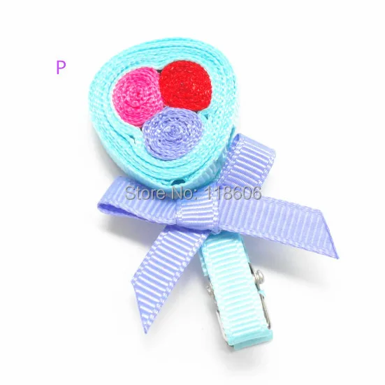 cute Lollipop ribbon sculpture hair bow for Kids 17.jpg