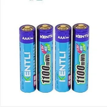8 шт. KENTLI AAA литиевая батарея 1,5 V 1180mWh литий-ионная полимерная AAA перезаряжаемая батарея стабильное напряжение AAA батарея