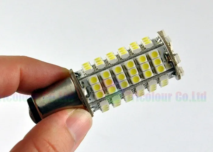 AutoEC 100*1157 BAY15D 102smd 3528 10 Вт Автомобильный светодиодный стоп-сигнал, задний светильник, лампа белого цвета# LF38-1