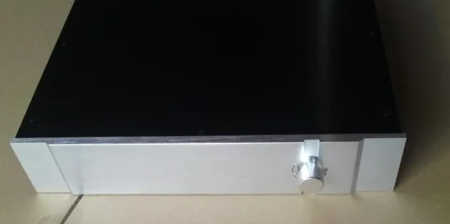 Рекламный предусилитель/слияние Шасси алюминиевый hifi усилитель шасси алюминиевое шасси