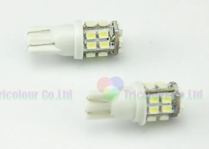 AutoEC W5W 24 светодиодный SMD1206 автомобиля T10 168 194 клиновидные боковые светодиодный свет лампы 300 шт.; ; детское нижнее белье# LB83