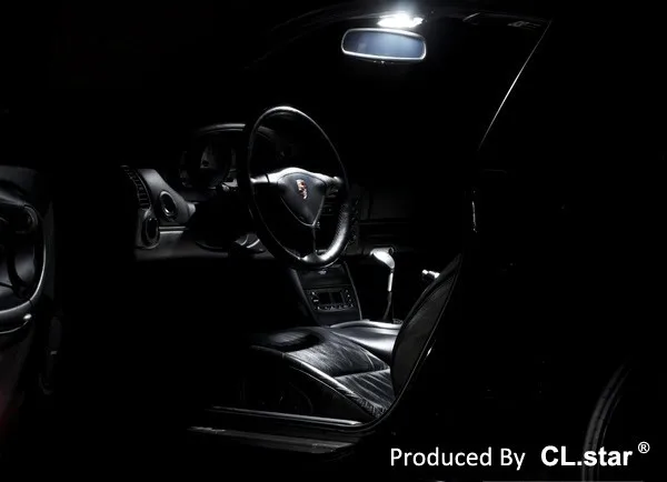 9 шт. без ошибок для Porsche 911 993 серии Carrera 4 Turbo GT светодиодный интерьер верхнее освещение комплект лампы(1994-1997