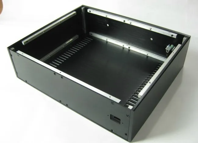 Полный алюминиевый усилитель мощности шасси/AMP Корпус/Чехол PSU BOX DIY