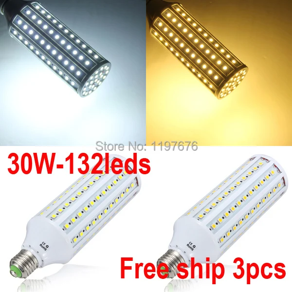 Высокая яркость 30 Вт Светодиодная лампа Светодиодная Light 220 В-240 В E27 smd Светодиодная лампа освещение теплый белый/холодный белый
