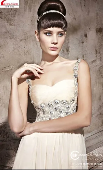 Новая мода vestidos de fiesta длинные сексуальные кристалл вечернее платье партии невесты вечерние элегантные Выпускные Платья