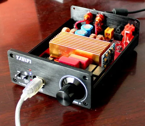 TDA7492 Bluetooth волокно коаксиальный USB DAC Декодер Усилитель(50 Вт+ 50 Вт