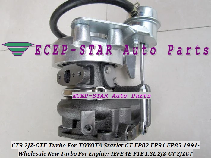 Turbo CHRA картридж CT9 17201-55030 17201-64190 для TOYOTA Starlet GT Paseo Tercel Glanza EP82 EP91 EP85 1998-4EFE 2JZGTE 1.3L