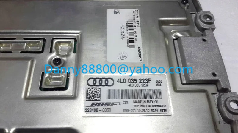 DHL/EMS B-O-S-E 4L0 035 223F усилитель DSP наиболее AMP 6000NXT V2 G3 323400-0050 для VW MMI 3g AUDIA4L Q7 navi автомобиля