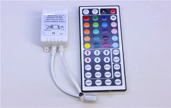 2 компл./лот 12 В 44Key ИК пульт дистанционного управления для SMD 3528 5050 RGB светодиодный SMD Светодиодная лента