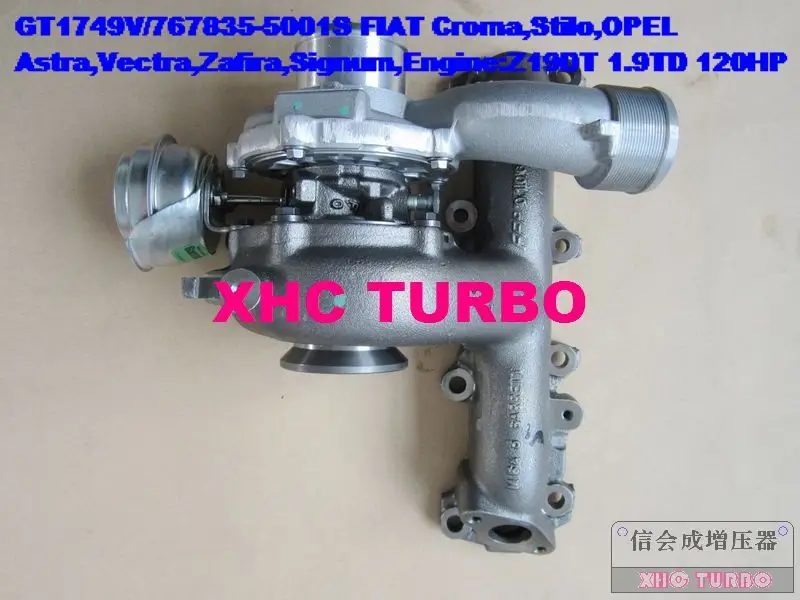GT1749V/767835 755042 755373 Турбокомпрессоры для Fiat Croma, Stilo, Opel Astra, Vectra, Zafira, signum z19dt 1.9td 120hp 2004