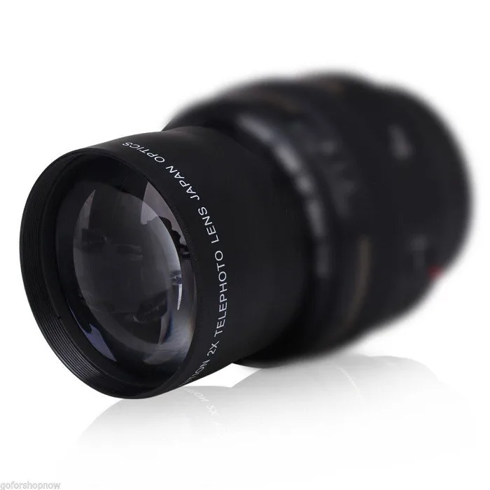 52 мм 2.0X телеобъектив для Nikon D7100 D5200 D5100 D3100 D90 D60 и других DSLR объективов с 52 мм резьбой фильтра