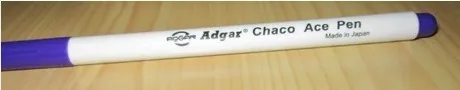 Diy Инструменты Adgar Chaco Ace ручка Водорастворимая стеганая ручка фиолетовый цвет 12 Лот
