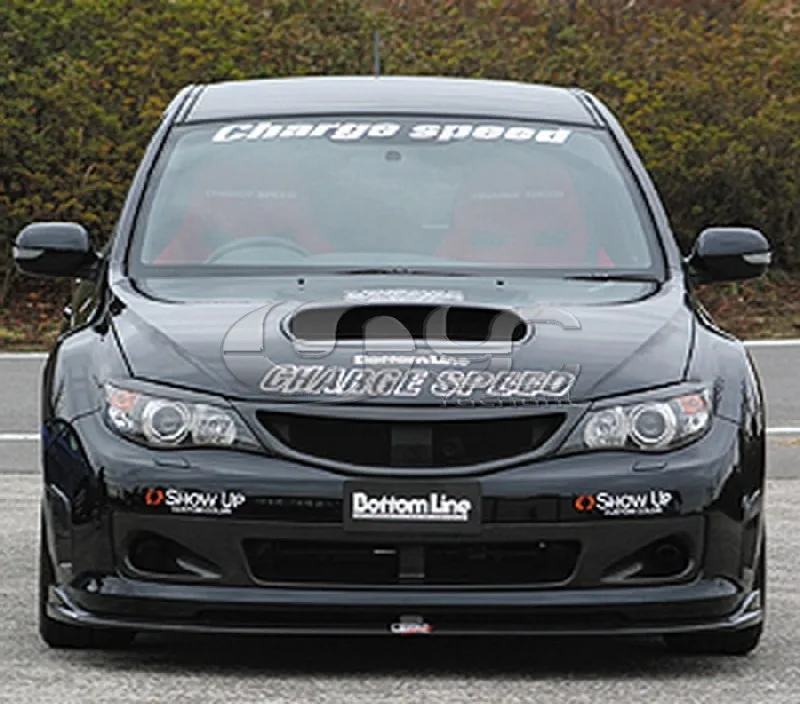 Углеродное волокно CS Стиль передняя решетка подходит для 2008-2010 Subaru Impreza GRB WRX STI