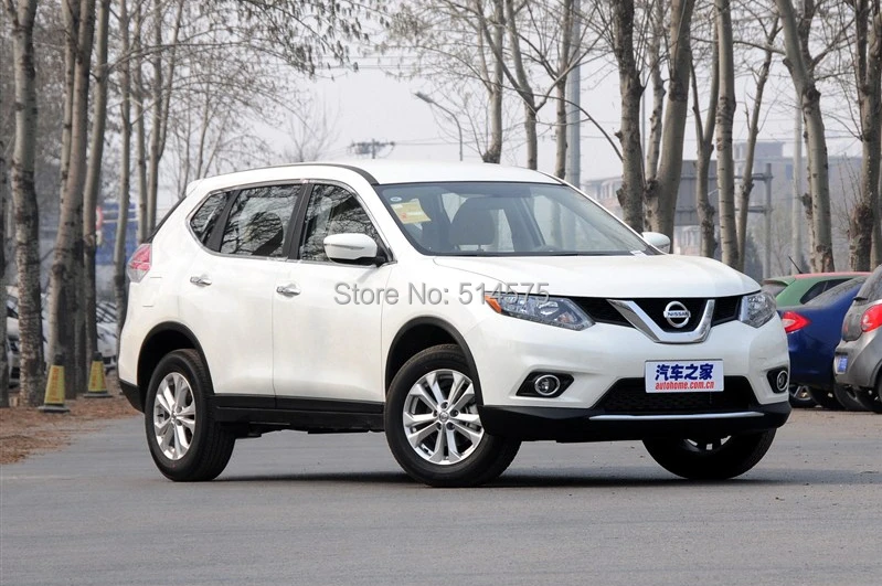 Высокое качество ABS Хром Передняя фара Крышка 2 шт для Nissan Rogue