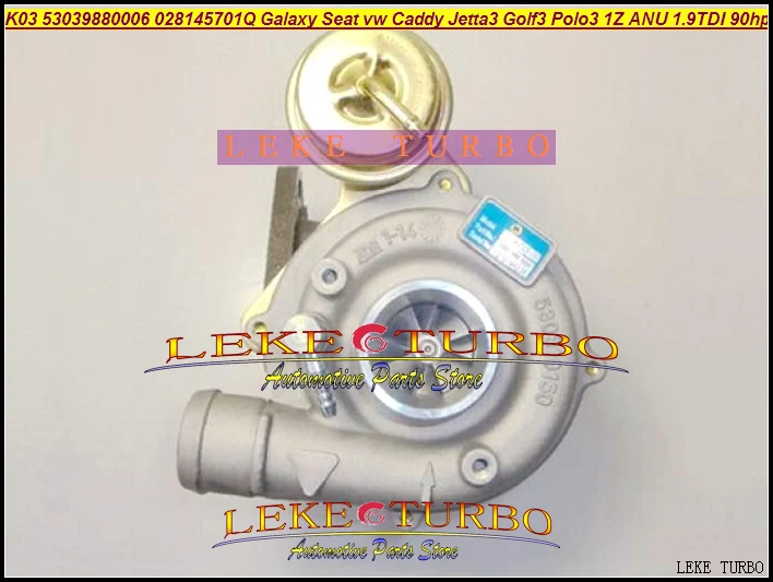 K03 53039700006 454083 454083-0001 028145701J Turbo для FORD Galaxy для Seat Caddy Jetta 3 Golf 3 4 Polo Sharan 1Z ANU AHU 1.9L