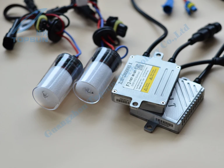 Фары комплект ДЛТ F3t быстро Bright Ac 35 Вт балласта и Cnlight ксеноновая шарообразные лампы H1 H3 H7 H9 H11 9005 9006 D2h