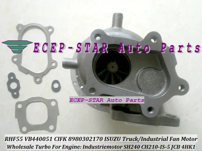 RHF55 VB440051 VC440051 CIFK 8980302170 Turbo Turbocharger For ISUZU Truck Industrial Fan Motor Industriemotor SH240 CH210-IS-5 JCB 4HK1 - (1)
