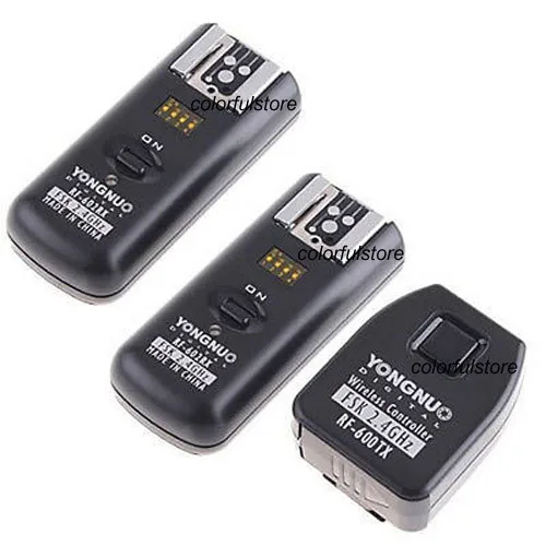 RF-602 rf602 Беспроводной студии флэш триггера N3 для Nikon D5000 D3100 D90 D5100 D5200 D3200 D7000 D7100+ 2 X приемник