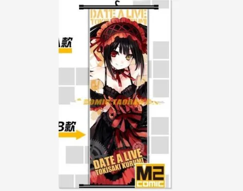 Дата живой kurumi Tokisaki домашний декор плакат Настенные Прокрутки Японские Аниме Горячий