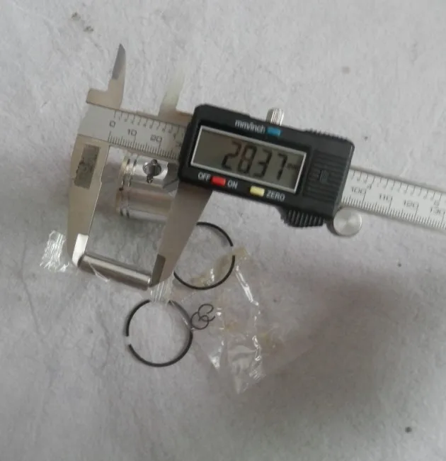 G26 цилиндр комплект 34 мм для ZENOAH G26N G26LS G26LH 24.5CC 2 ход 26cc Полюс увидел опрыскиватель ZYLINDER поршневых колец контактный клип сборки